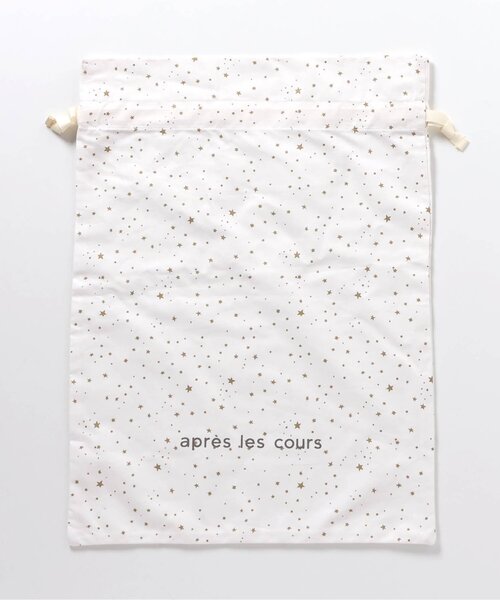 apres les cours（アプレレクール）の「星・ストライプ・ハート柄巾着（大）（ラッピングキット・キッズ・サックスブルー/レッド/ゴールド/ドット・FREE）」の3枚目の写真