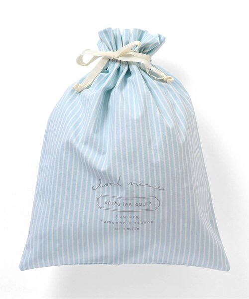 apres les cours（アプレレクール）の「星・ストライプ・ハート柄巾着（大）（ラッピングキット・キッズ・サックスブルー/レッド/ゴールド/ドット・FREE）」の10枚目の写真