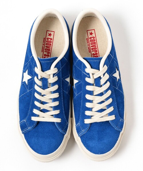BEAMS BOY（ビームスボーイ）の「CONVERSE / ONE STAR J SUEDE（スニーカー・レディース・ブルー・23.5/23/24.5/24）」の5枚目の写真