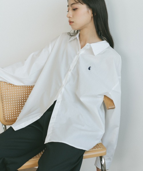 VANNIE U（ヴァニーユー）の「ヴァニー刺繍シャツ（シャツ/ブラウス・レディース・イエロー/ブルー/ピンク/ホワイト/ライトブルー・FREE）」の12枚目の写真