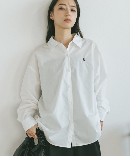 VANNIE U（ヴァニーユー）の「ヴァニー刺繍シャツ（シャツ/ブラウス・レディース・イエロー/ブルー/ピンク/ホワイト/ライトブルー・FREE）」の13枚目の写真