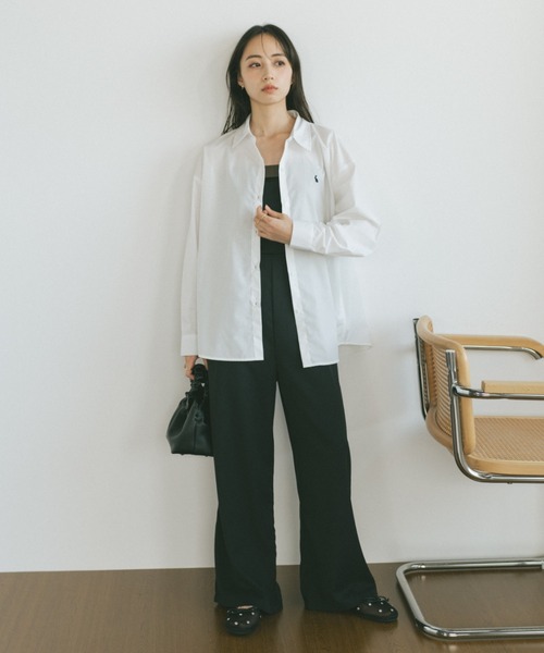 VANNIE U（ヴァニーユー）の「ヴァニー刺繍シャツ（シャツ/ブラウス・レディース・イエロー/ブルー/ピンク/ホワイト/ライトブルー・FREE）」の15枚目の写真