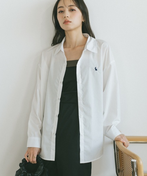 VANNIE U（ヴァニーユー）の「ヴァニー刺繍シャツ（シャツ/ブラウス・レディース・イエロー/ブルー/ピンク/ホワイト/ライトブルー・FREE）」の16枚目の写真