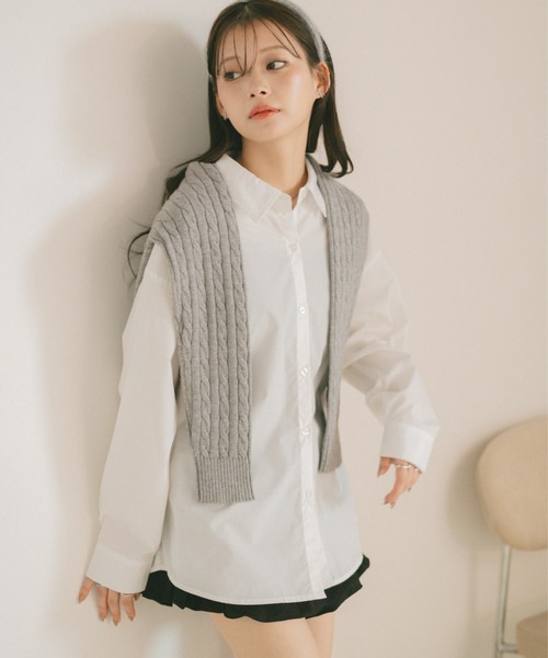 VANNIE U（ヴァニーユー）の「ヴァニー刺繍シャツ（シャツ/ブラウス・レディース・イエロー/ブルー/ピンク/ホワイト/ライトブルー・FREE）」の21枚目の写真