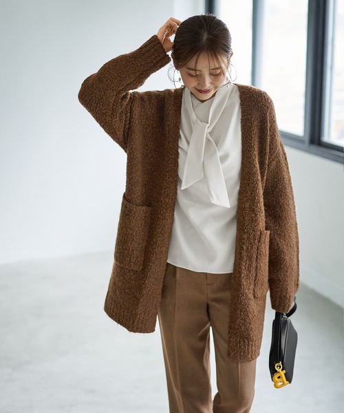 STYLE DELI（スタイルデリ）の「あったかモコモコニットガウン