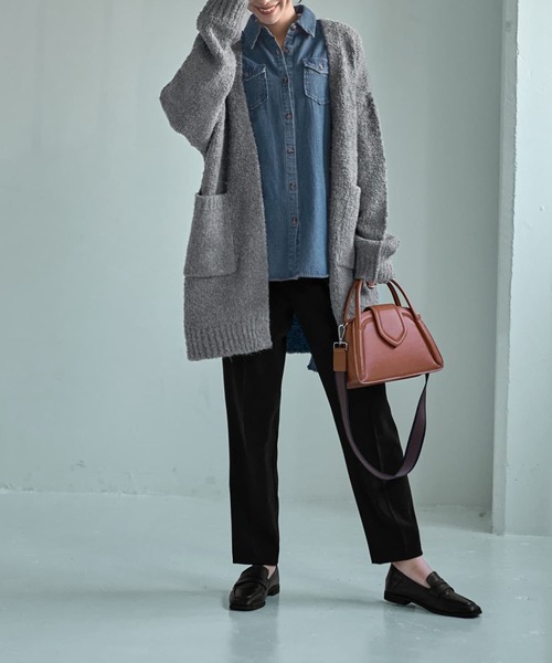 STYLE DELI（スタイルデリ）の「あったかモコモコニットガウン