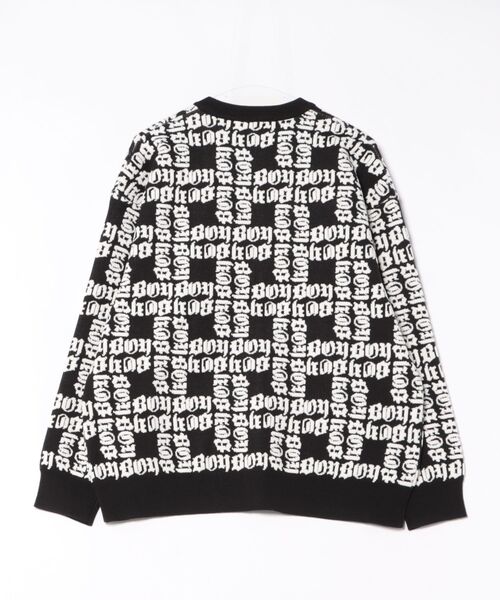 BOY LONDON(ボーイロンドン)の「【BOY LONDON】BOY LOGO PATTERNED KNIT CARDIGAN(カーディガン/ボレロ・メンズ・ブラック・X-SMALL/S/M/L)」の17枚目の写真