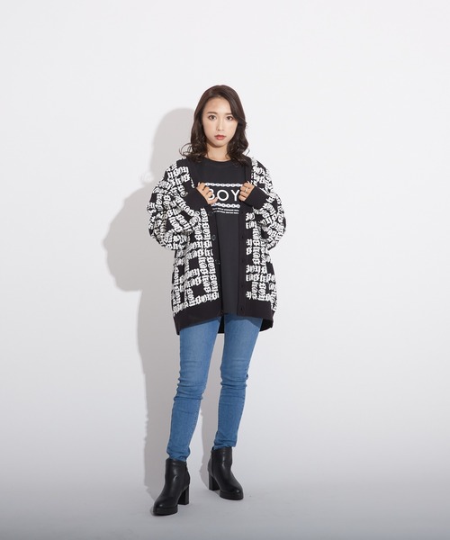 BOY LONDON(ボーイロンドン)の「【BOY LONDON】BOY LOGO PATTERNED KNIT CARDIGAN(カーディガン/ボレロ・メンズ・ブラック・X-SMALL/S/M/L)」の12枚目の写真