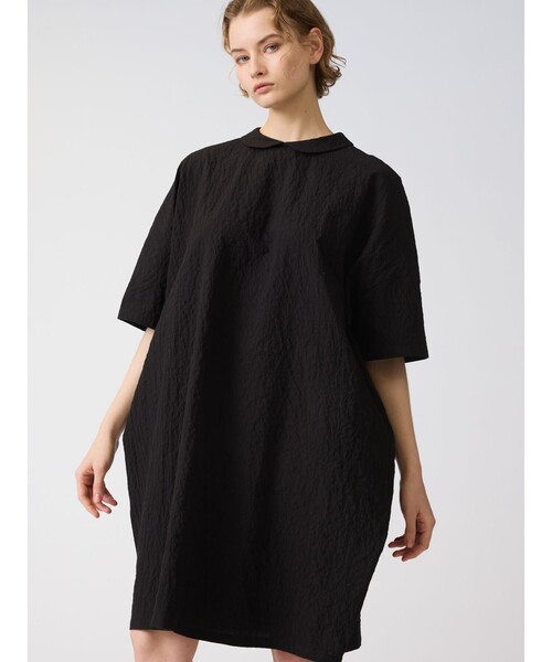 極美品 ミズイロインド 襟付き ロングワンピース コクーンシルエット s15_418363.jpg?$itemSlide$