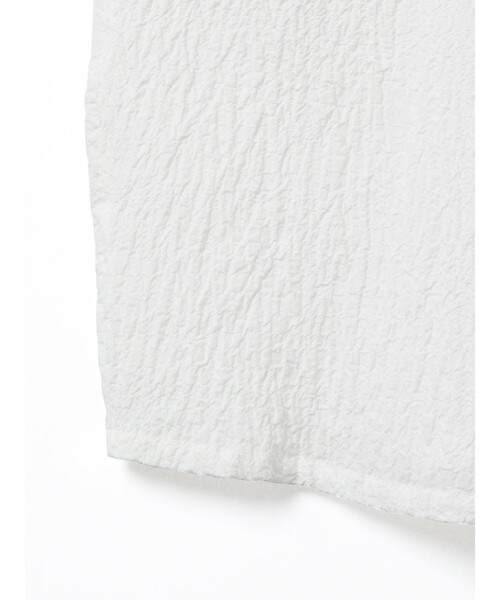 mizuiroind（ミズイロインド）の「mizuiro ind 襟付きコクーンワンピース（ワンピース・レディース・オフホワイト/ブラック・FREE）」の16枚目の写真