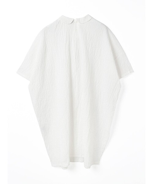 mizuiroind（ミズイロインド）の「mizuiro ind 襟付きコクーンワンピース（ワンピース・レディース・オフホワイト/ブラック・FREE）」の17枚目の写真