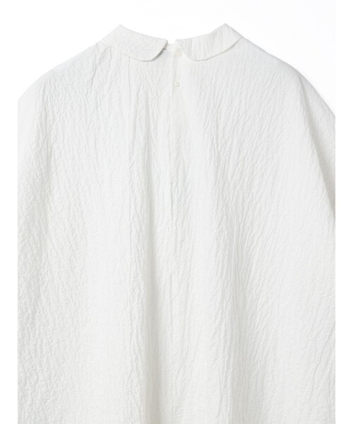 mizuiroind（ミズイロインド）の「mizuiro ind 襟付きコクーンワンピース（ワンピース・レディース・オフホワイト/ブラック・FREE）」の18枚目の写真