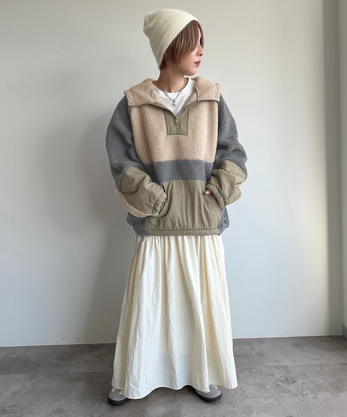 セール】ボアナイロンアノラック【ZOZOTOWN限定アイテム】（パーカー