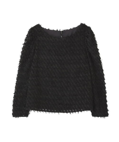 PROPORTION BODY DRESSING（プロポーションボディドレッシング）の「カットジャガードブラウス / 1214110105（シャツ/ブラウス・レディース・ブラック/ホワイト・FREE）」の3枚目の写真