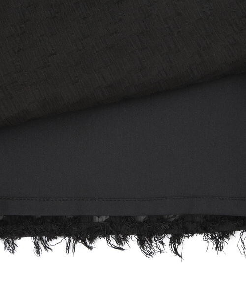 PROPORTION BODY DRESSING（プロポーションボディドレッシング）の「カットジャガードブラウス / 1214110105（シャツ/ブラウス・レディース・ブラック/ホワイト・FREE）」の10枚目の写真