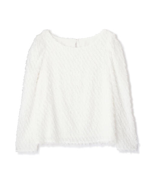 PROPORTION BODY DRESSING（プロポーションボディドレッシング）の「カットジャガードブラウス / 1214110105（シャツ/ブラウス・レディース・ブラック/ホワイト・FREE）」の12枚目の写真