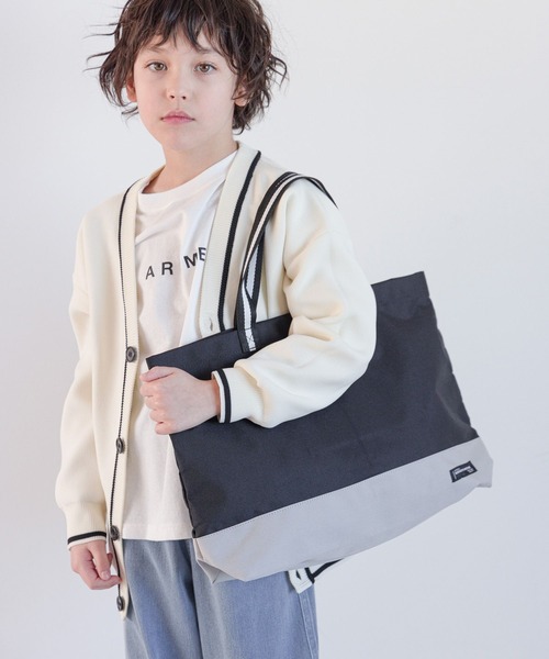 GLOBAL WORK（グローバルワーク）の「洗えるスクールバッグ/102773（トートバッグ・キッズ・ブルー/グレイッシュブルー/ブラック/サックスブルー/グレー系2/グレー系5/ブラック系1/カモフラージュ/ホワイト系8/ブラック系・ONESIZE）」の14枚目の写真