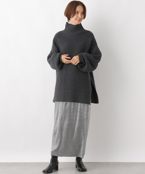 LEPSIM(レプシィム)の「グリッター細プリーツスカート2 104885(スカート・レディース・グレー/ブラック・FREE)」の22枚目の写真