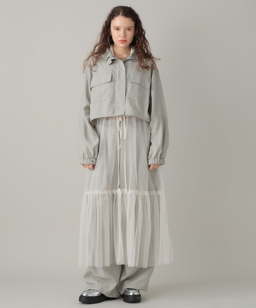 FOREVER 21（フォーエバー トゥエンティーワン）の「【2024SS】3WAYスタンドカラーコート（トレンチコート・レディース・ブラック/グレー・FREE）」の10枚目の写真