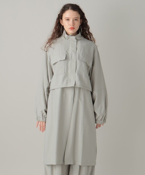 FOREVER 21（フォーエバー トゥエンティーワン）の「【2024SS】3WAYスタンドカラーコート（トレンチコート・レディース・ブラック/グレー・FREE）」の21枚目の写真