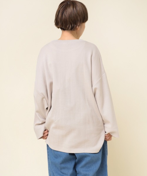 RNA-N（アールエヌエーエヌ）の「M2176 ダブルフェイスＢＩＧスリーブプルオーバー（Tシャツ/カットソー・レディース・アッシュグレー/ブラック/パープル・MEDIUM）」の13枚目の写真
