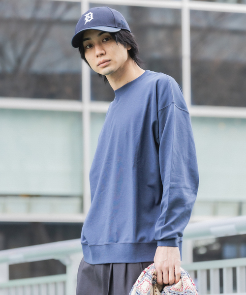 417 EDIFICE（フォーワンセブンエディフィス）の「SMOOTH COTTON / スムースコットン ライトスウェット（Tシャツ/カットソー・メンズ・ブルー系その他/イエロー/ブラック/グレー・SMALL/MEDIUM/LARGE）」の3枚目の写真
