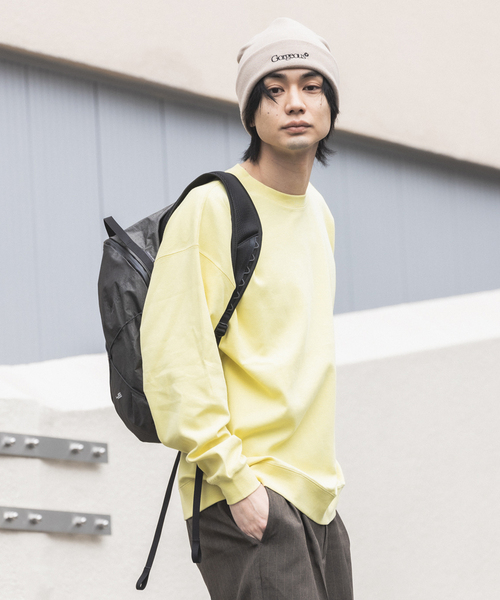 417 EDIFICE（フォーワンセブンエディフィス）の「SMOOTH COTTON / スムースコットン ライトスウェット（Tシャツ/カットソー・メンズ・ブルー系その他/イエロー/ブラック/グレー・SMALL/MEDIUM/LARGE）」の4枚目の写真