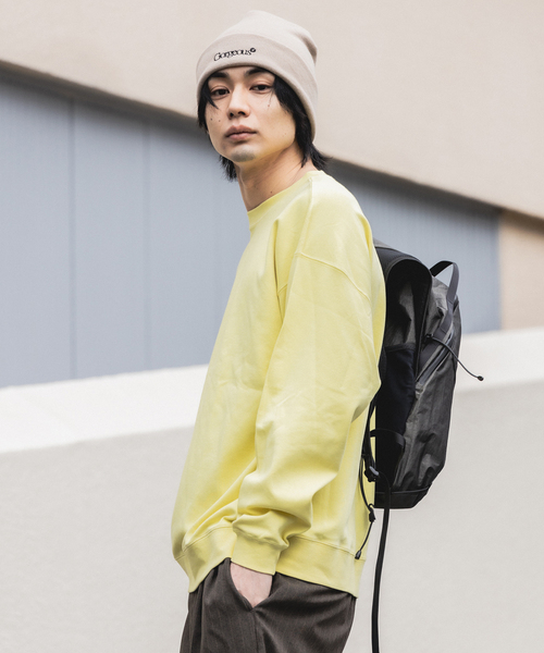 417 EDIFICE（フォーワンセブンエディフィス）の「SMOOTH COTTON / スムースコットン ライトスウェット（Tシャツ/カットソー・メンズ・ブルー系その他/イエロー/ブラック/グレー・SMALL/MEDIUM/LARGE）」の5枚目の写真