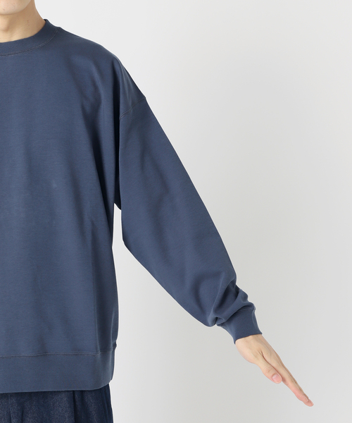 417 EDIFICE（フォーワンセブンエディフィス）の「SMOOTH COTTON / スムースコットン ライトスウェット（Tシャツ/カットソー・メンズ・ブルー系その他/イエロー/ブラック/グレー・SMALL/MEDIUM/LARGE）」の20枚目の写真