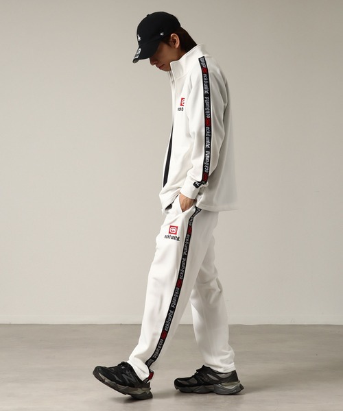 ecko unltd.（エコーアンリミテッド）の「【ecko unltd./エコーアンリミテッド】サイドロゴライン ブリスタージャージージャケット（ジャージ・メンズ・ブラック/ホワイト・L/M/LL）」の21枚目の写真