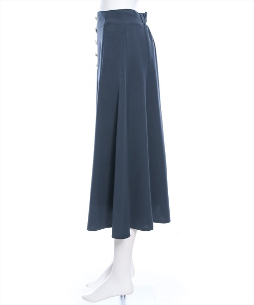 clear（クリア）の「マルチビジューフレアロングスカート[オフィスカジュアル 着回し抜群 大人]≪再入荷≫（スカート・レディース・ピンク/ネイビー・S/M）」の9枚目の写真