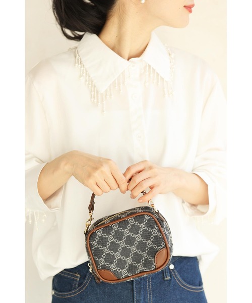 cawaii(カワイイ)の「最小限で出かけたい方用 ミニバッグ&ポーチ(ハンドバッグ・レディース・ピンク/ベージュ/ネイビー・FREE)」の14枚目の写真