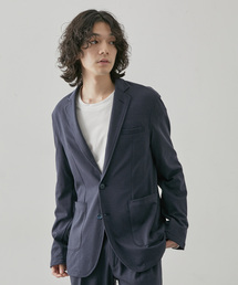 j.n.r.d | 【セットアップ対応】j.n.r.d/先染めニットツイル2Bジャケット(テーラードジャケット)