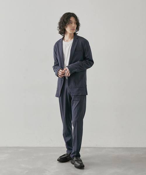  j.n.r.d（ジェー・エヌ・アール・ディー）の「【セットアップ対応】j.n.r.d/先染めニットツイル2Bジャケット（テーラードジャケット・メンズ・チャコールグレー/ベージュ/ネイビー・LL/L/M）」の22枚目の写真