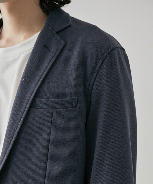  j.n.r.d（ジェー・エヌ・アール・ディー）の「【セットアップ対応】j.n.r.d/先染めニットツイル2Bジャケット（テーラードジャケット・メンズ・チャコールグレー/ベージュ/ネイビー・LL/L/M）」の18枚目の写真