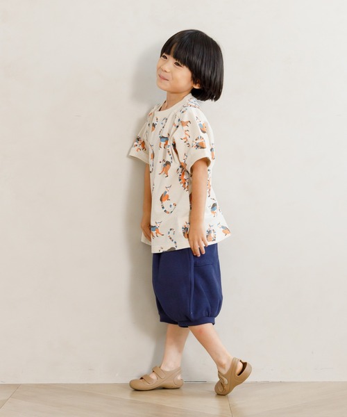 MAKE YOUR DAY(メイクユアデイ)の「ワッフルボリュームパンツ■80~140cm(その他パンツ・キッズ・ブラック/チャコールグレー/ネイビー/ブラウン・90/100/110/120/130/140/80)」の11枚目の写真