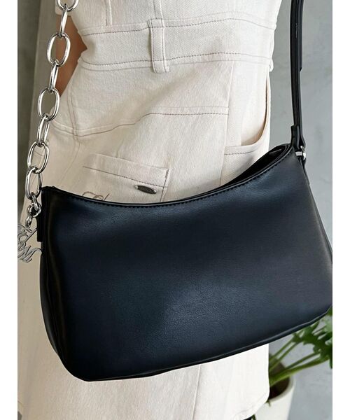 EATME（イートミー）の「チェーンハンドルバッグ（ショルダーバッグ・レディース・ブラック/ベージュ・FREE）」の9枚目の写真