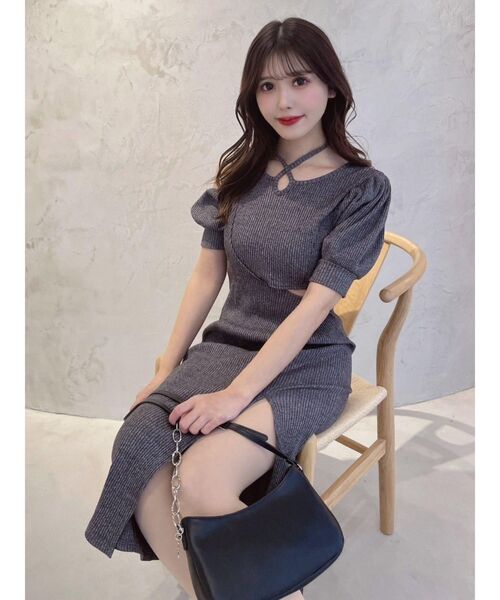 EATME（イートミー）の「チェーンハンドルバッグ（ショルダーバッグ・レディース・ブラック/ベージュ・FREE）」の17枚目の写真