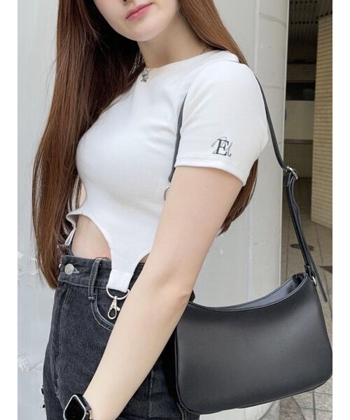 EATME（イートミー）の「チェーンハンドルバッグ（ショルダーバッグ・レディース・ブラック/ベージュ・FREE）」の19枚目の写真