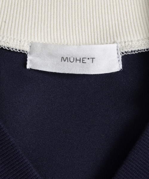 MUHET(ミュエータ)の「ライン入りゲームシャツ(Tシャツ/カットソー・レディース・ブラウン/スミクロ/ネイビー・MEDIUM/X-LARGE)」の12枚目の写真