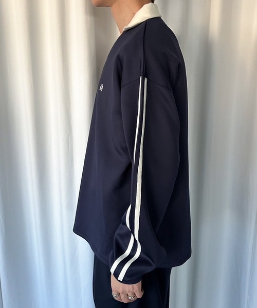 MUHET(ミュエータ)の「ライン入りゲームシャツ(Tシャツ/カットソー・レディース・ブラウン/スミクロ/ネイビー・MEDIUM/X-LARGE)」の11枚目の写真