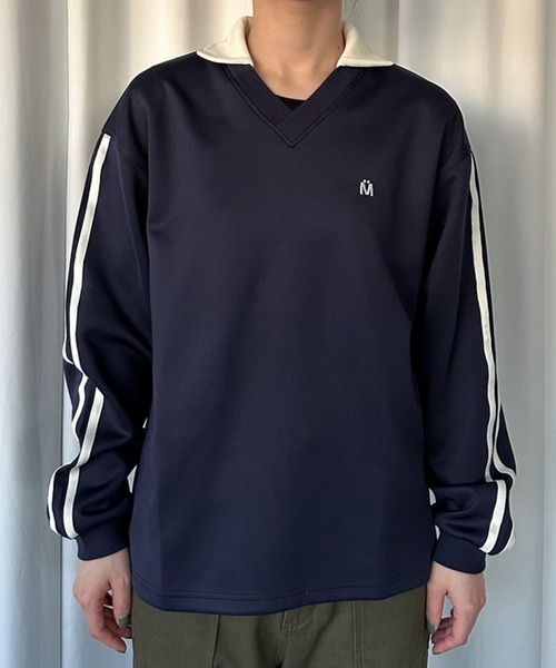 MUHET(ミュエータ)の「ライン入りゲームシャツ(Tシャツ/カットソー・レディース・ブラウン/スミクロ/ネイビー・MEDIUM/X-LARGE)」の20枚目の写真