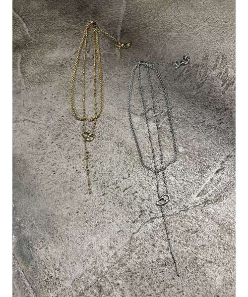 EMODA（エモダ）の「レイヤーチェーンネックレス（ネックレス・レディース・シルバー/ゴールド・FREE）」の3枚目の写真