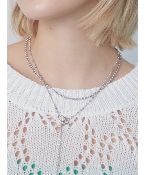 EMODA（エモダ）の「レイヤーチェーンネックレス（ネックレス・レディース・シルバー/ゴールド・FREE）」の8枚目の写真