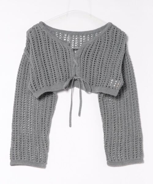 apres jour clair(アプレジュールクレア)の「【apres jour clair】レースアップメッシュニット【ZOZOTOWN限定アイテム】(ニット/セーター・レディース・杢グレー/アイボリー/オレンジ・フリー/X-LARGE)」の13枚目の写真