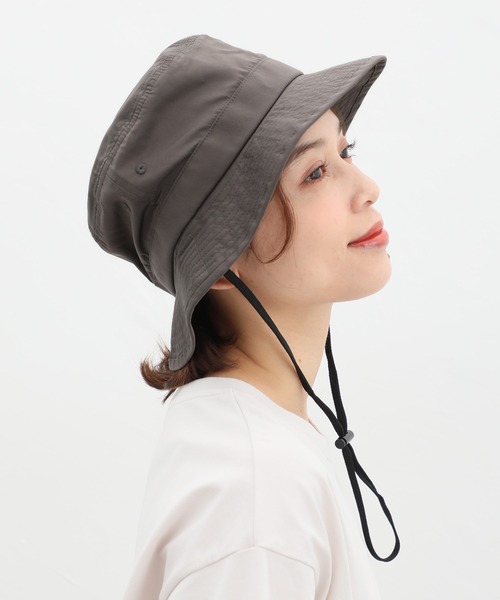 Honeys（ハニーズ）の「アドベンチャーハット（ハット・レディース・ブラック/スミクロ/ライトカーキ/ライトベージュ/ベージュ・FREE）」の10枚目の写真