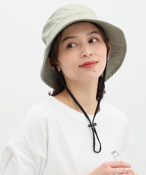 Honeys（ハニーズ）の「アドベンチャーハット（ハット・レディース・ブラック/スミクロ/ライトカーキ/ライトベージュ/ベージュ・FREE）」の12枚目の写真