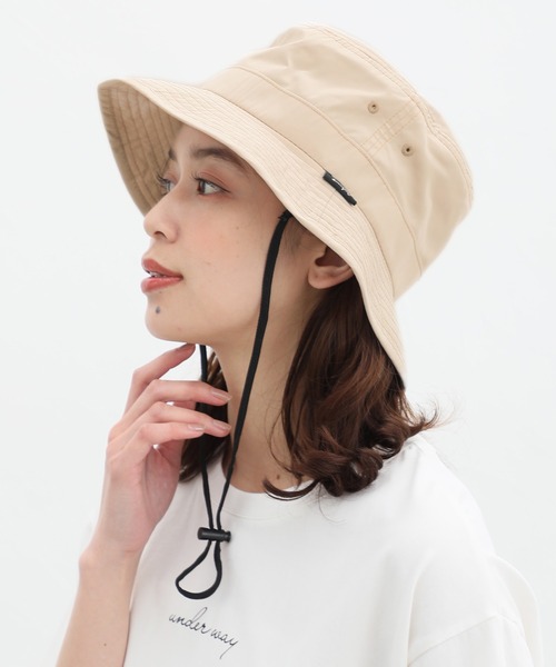 Honeys（ハニーズ）の「アドベンチャーハット（ハット・レディース・ブラック/スミクロ/ライトカーキ/ライトベージュ/ベージュ・FREE）」の19枚目の写真