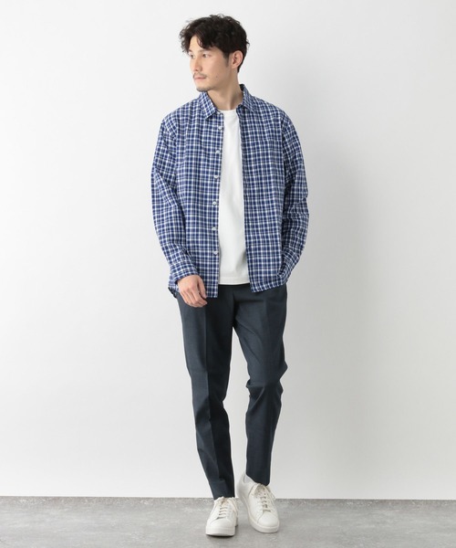 GLOBAL WORK（グローバルワーク）の「アーバンデニムスラックスAIR/986682（デニムパンツ・メンズ・ダークブルー/ネイビー・LARGE/MEDIUM/SMALL/XX-LARGE/X-LARGE/X-SMALL）」の3枚目の写真