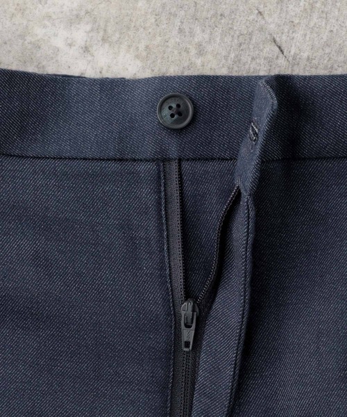 GLOBAL WORK（グローバルワーク）の「アーバンデニムスラックスAIR/986682（デニムパンツ・メンズ・ダークブルー/ネイビー・LARGE/MEDIUM/SMALL/XX-LARGE/X-LARGE/X-SMALL）」の16枚目の写真